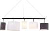 Lampada a sospensione Kamia II Cotone  / Ferro - 5 punti luce