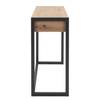 Wandtafel Denville Artisan eikenhouten look/antracietkleurig