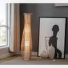 Lampada da terra Feux Rattan sintetico / Metallo - 1 punto luce