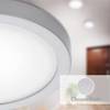 LED-plafondlamp Fire acryl/staal - 1 lichtbron