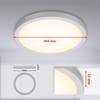 LED-plafondlamp Fire acryl/staal - 1 lichtbron