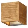 Applique murale Brad I Partiellement en pin massif / Aluminium - 1 ampoule