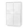 Highboard Ice Hochglanz Weiß