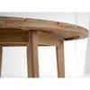 Tavolo da giardino rotondo FYLKE Legno di acacia massello - Marrone
