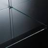 Sideboard Kayys Glas / Metall - Schwarz