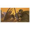 Fototapete Star Wars Classic RMQ Tusken Vlies  - Gelb / Braun