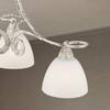 Pendelleuchte 1730 I Satiniertes glas / Eisen - 3-flammig