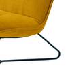 Fauteuil Tutu Microfibre - Microfibre Ranu: Jaune moutarde - Sans repose-pieds - Sans accoudoirs