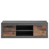 TV-Lowboard Buzan Altholz Dekor / Anthrazit