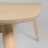 Eettafel Hauho II massief essenhout/massief rubberboomhout - essenhout/rubberboomhout
