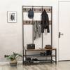Kompaktgarderobe Morristown Braun