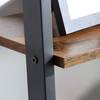 Regal Leesville Braun / Schwarz - Höhe: 172 cm