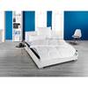 Steppbett Kansas Polyester - Weiß - 200 x 200 cm