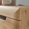 Tv-meubel Tornac Artisan eikenhouten look/zwart - Breedte: 160 cm
