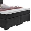 Lit boxspring Swanston Gris foncé - 180 x 200cm