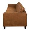 3-Sitzer Sofa MAISON Mischgewebe Xia: Cognac - Ohne Schlaffunktion