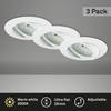 Spot encastrable Attach Move Polycarbonate / Fer - 3 ampoules
