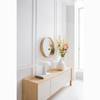 Lampe Glossy Verre opalin / Marbre - 1 ampoule