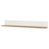 Wandboard Ollezy Pinie Weiß Dekor / Eiche Wotan Dekor - Breite: 138 cm