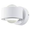 LED-Deckenleuchte Treviolo II Klarglas / Aluminium - 2-flammig