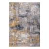 Kurzflorteppich Prima I Polyester - Grau / Gelb - 160 x 230 cm