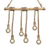 Hanglamp Wilma massief bamboehout/sisal - 6 lichtbronnen