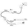 Éclairage LED Talence III Matière plastique - 130 x 1 x 1 cm