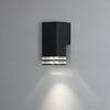Wandlamp Pollux V transparant glas/aluminium - 1 lichtbron