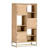 Highboard Rumilly vlechtwerk van rotan/massief mangohout