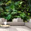 Vlies Fototapete Sunny Jungle Premium Vlies - Grün - 350 x 245 cm