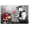 Schilderen op Nummer - Mario (Bansky) canvas - rood