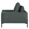 XXL-fauteuil Grossa fluweel - Velours Vaia: Donkergrijs
