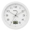 Wandklok WT 3100 kunststof - wit