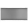 Magnettafel Industrie look Betonoptik Stahl / Vinyl-Spezialfolie - Grau - 78 x 37 cm