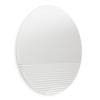 Miroir Ridge Acier / Verre - Transparent
