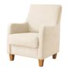 Sessel Baulon Flachgewebe - Flachgewebe Ama: Cappuccino