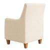 Sessel Baulon Flachgewebe - Flachgewebe Ama: Cappuccino