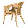 Sedia con braccioli Biville Rattan - Naturale