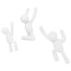 Garderobehaakjes Buddy (set van 3) Wit