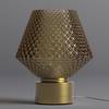 Lampe Tampere Verre / Fer - 1 ampoule - Ambre jaune