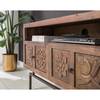 TV-Lowboard Carving Akazie massiv