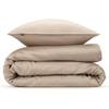 Beddengoed Satinado katoensatijn - Aardekleurig - 140x200/220cm + kussen 70x60cm