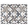 Set de table Tiles III (lot de 4) Beige - Matière plastique - 40 x 30 cm