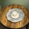 Houten dienblad Orellana eucalyptushout - grijs