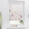 Store occultant sans perçage Cerisier Polyester - Rose / Blanc - 45 x 150 cm