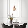 Hanglamp Amory II glas/ijzer - 1 lichtbron