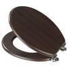 Siège WC Wenge MDF (Mitteldichte Holzfaserplatte) - Marron foncé