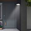 Wandleuchte Mainz Polycarbonat / Eisen - 1-flammig - Schwarz