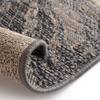 Tappeto da esterno e interno Strauss Fibra sintetica - Nero / Grigio - 120 x 170 cm