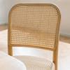 Chaises Sawl I (lot de 2) Rotin / Hêtre massif - Rotin / Hêtre